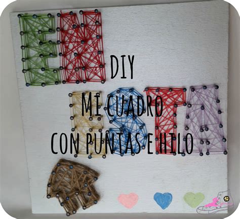 Reto Pinterest Cuadro Con Clavos E Hilo Handbox Craft Lovers