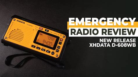 Xhdata D Wb Shortwave Emergency Radio Review Fm Mw Sw Noaa