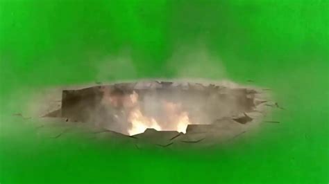 Earth Hole Blast Green Screen Video For Creators Hd Youtube