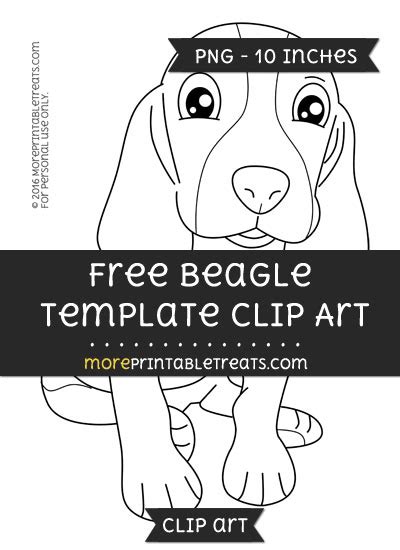 Beagle Template – Clipart