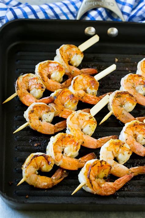 Grilled Shrimp Skewers - Dinner at the Zoo