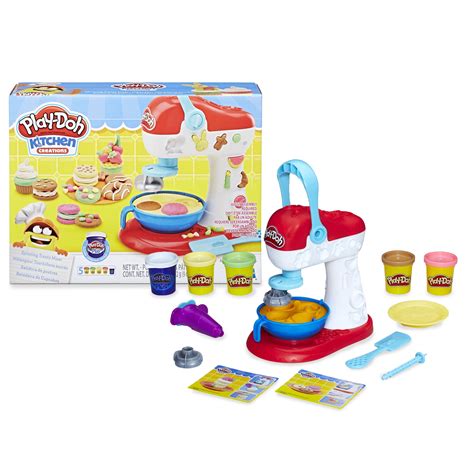 Play Doh Kitchen Creations Spinning Treats Mixer Toy 6 Cans Walmart