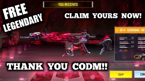 Codm Legendary Drh From Kurohana Crate I Already Got Mine Youtube