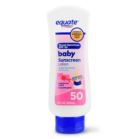 Equate Baby Sunscreen Lotion Spf 50 8 Fl Oz