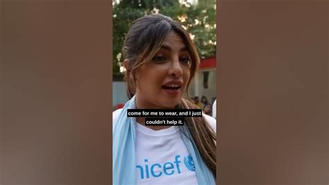 Priyanka Chopra Working As A Unicef Goodwill Ambassador Shorts Youtube