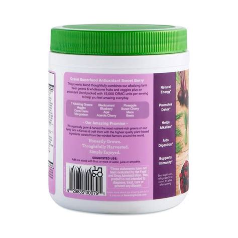 Acai Berry Orac Green Superfood Powder Thrive Market