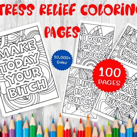 Coloring Pages For Adults Etsy