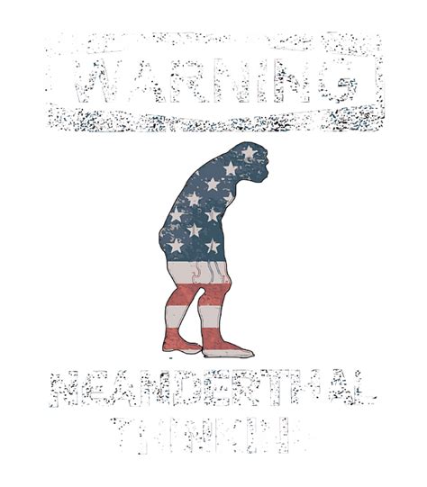 American Flag Neanderthal Thinking For Proud Neanderthals Puzzle By Hai