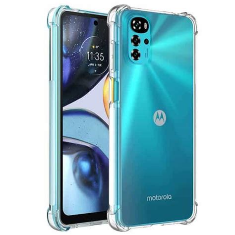 Motorola Moto G22 Heavy Duty Soft Clear Shockproof Case Cover