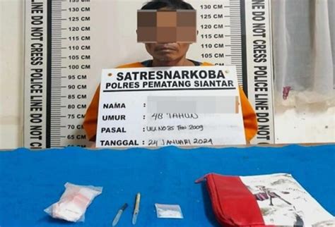 Polres Siantar Tangkap Residivis Narkoba Dari Timbang Galung Harian