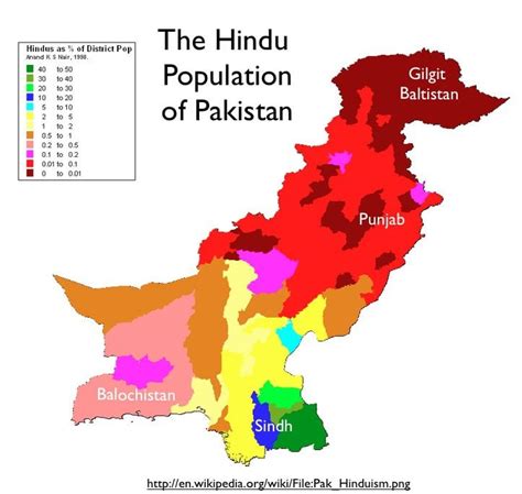 The Hindu Population of Pakistan [723 × 686] : MapPorn