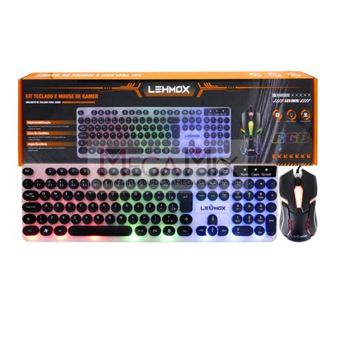 Teclado Gamer Usb Rgb Ley Lehmox Mega Mix