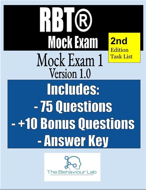 Rbt Mock Exam Questions Bonus Questions Answer Key Rbt