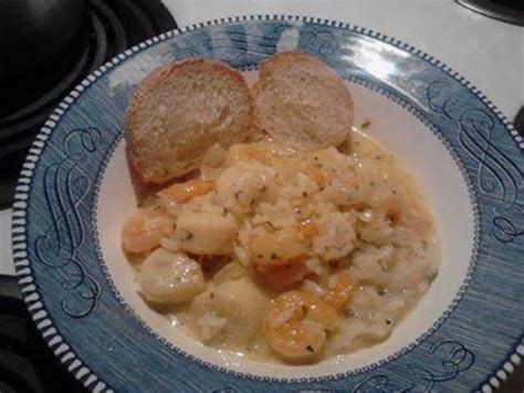 Easy Shrimp And Scallop In White Wine Sauce Recipe