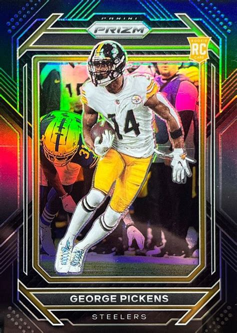 George Pickens 2022 Chronicles Prizm Black Silver PB 20 Price Guide