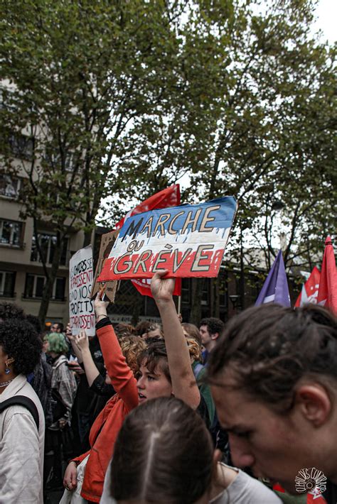 Grève pour les salaires Paris 26 O Phil Des Contrastes Flickr