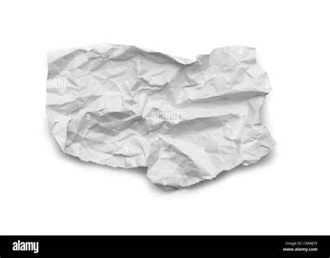 Piece of scrunched up paper Stock Photo - Alamy