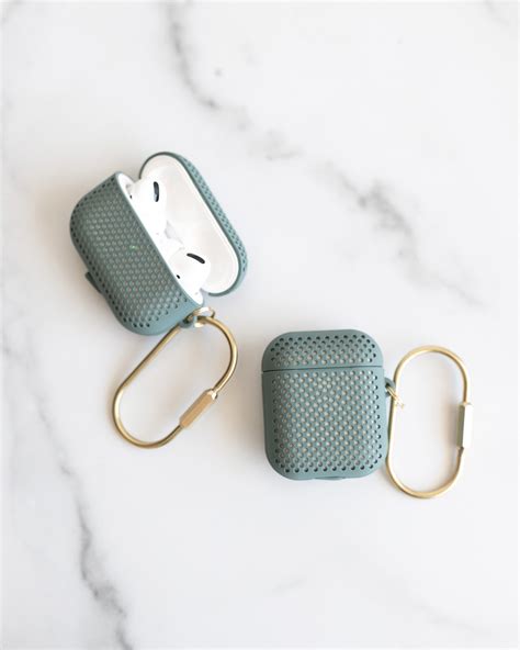 Mesh Matte Green Airpod Case Janet Gwen Designs