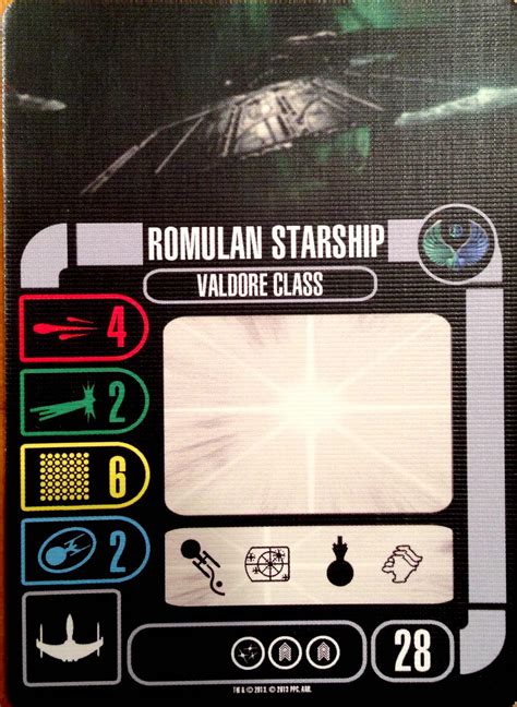 Romulan Starship - Valdore Class (Cost 28) | Star Trek: Attack Wing ...