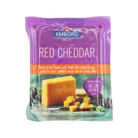 Emborg Red Cheddar Mild Portion Cheese G Massy Stores Guyana