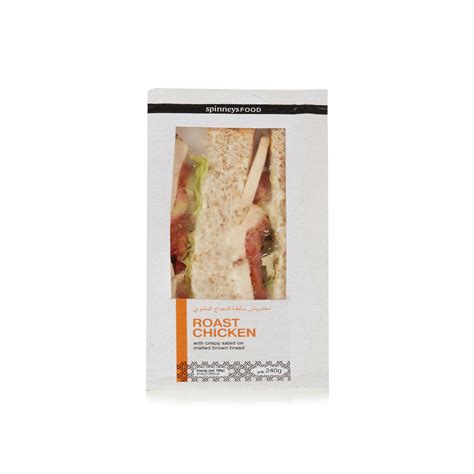 Spinneysfood Roast Chicken Salad Sandwich Spinneys Uae