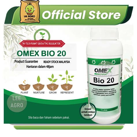 1L OMEX Bio 20 NPK 20 20 20 NK60 CALMAX Seaweed Biostimulant Macro