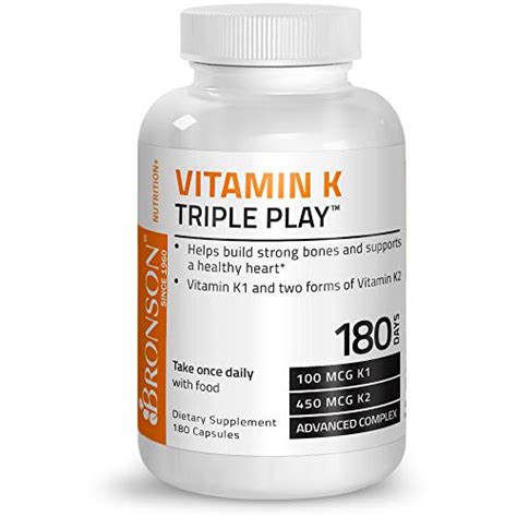 Vitamin K Triple Play Vitamin K Mk Vitamin K Mk Vitamin K