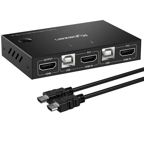 Buy Kvm Switch Hdmi Port Box Computers Share Keyboard Mouse And Hd