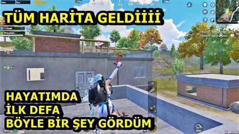 TÜM HARİTA GELDİİ HAYATIMDA İLK DEFA BÖYLE BİR ŞEY GÖRDÜM PUBG MOBİLE