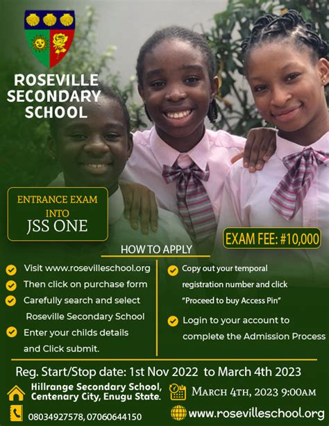 2023 ENTRANCE EXAM | Roseville