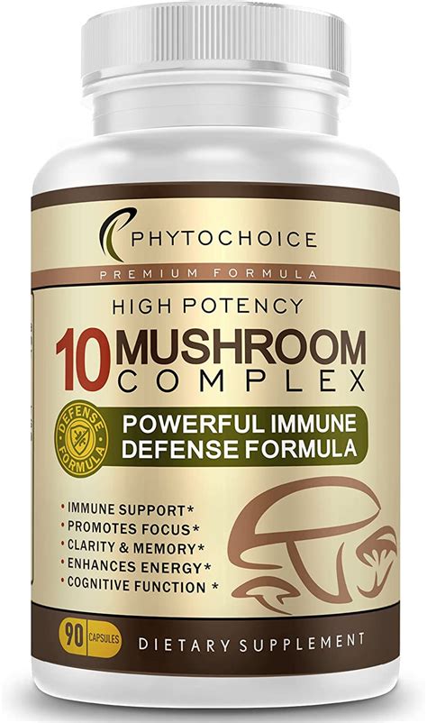 10 Mushroom Complex Nootropic Brain Supplement Advanced Blend Of Best Functional