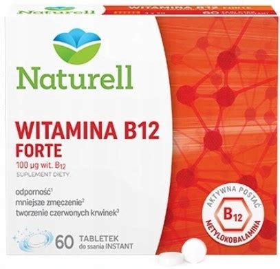 Witamina B12 Forte NATURELL 60 Tabletek 8626448561 Allegro Pl