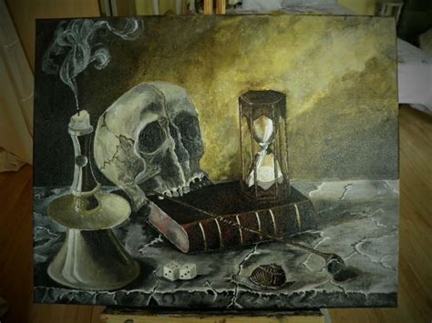 Memento Mori Agata Memento Mori Hanging Art Art Background Kunst