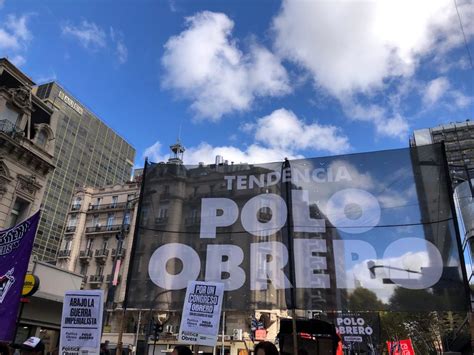 CABA gran campaña hacia el congreso abierto del Polo Obrero Tendencia