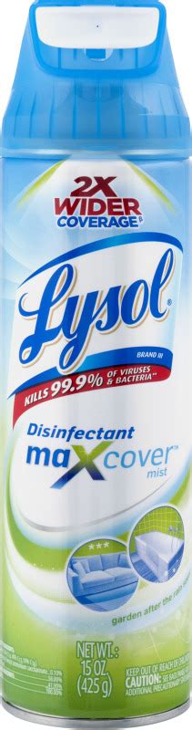 Lysol Disinfectant Maxcover Mist Garden After The Rain Scent Lysol19200941228 Customers