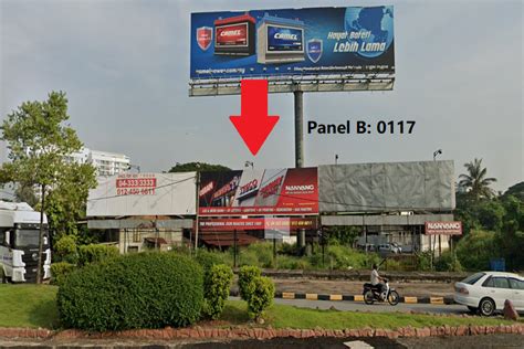 Firstboard 1 Sided Free Standing Billboard At Butterworth Town Jalan