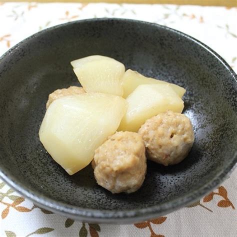 かぶと鶏団子の薄味煮 調理時間15～30分 By やまがたんさん レシピブログ 料理ブログのレシピ満載！