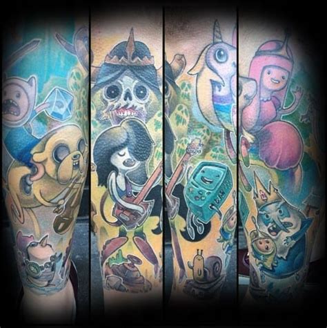 60 Cool Adventure Time Tattoo Designs for Men