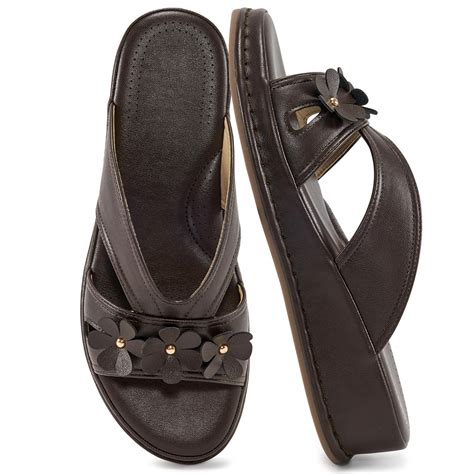 Ecetana Sandals for Women 2025 Wedge Slides Dressy Summer Comfortable