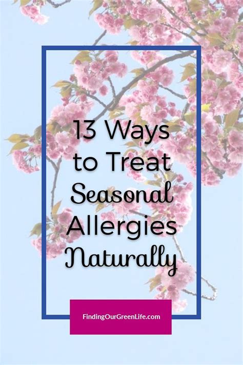 Natural Ways To Treat Seasonal Allergies And Boost Your Immune System