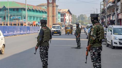 Security Heightened In Jammu And Kashmir Ahead Of Amit Shahs Two Day