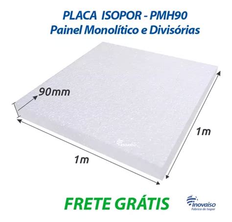 Isopor Pmh90 Para Painel Monolítico E Divisória 90mm 3m²