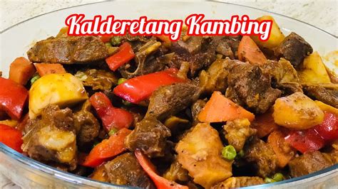 Kalderetang Kambing The Best Pulutan Kambing Recipe Pinoy Recipe