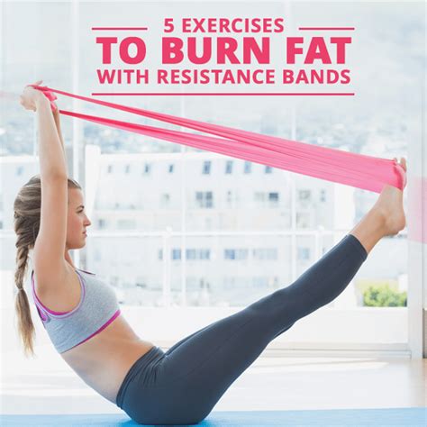 5 Exercises To Burn Fat With Resistance Bands