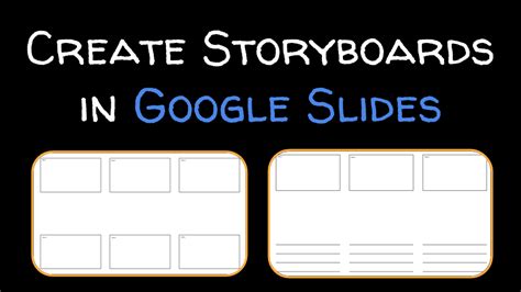 Google Slides Storyboard Template Free