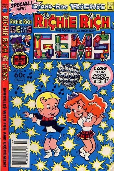 Richie Rich Gems 42 Published July 1982 Key Collecto