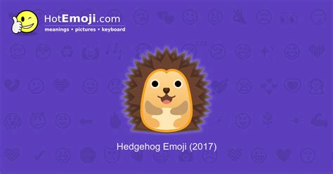 🦔 Hedgehog Emoji Meaning with Pictures: from A to Z