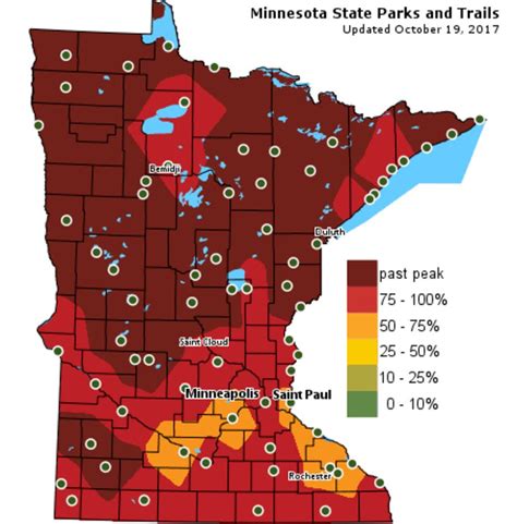 Minnesota Fall Foliage 2017: Peak Dates, Best Time To See Leaves Change ...