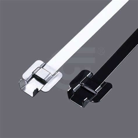 Releasable Stainless Steel Cable Ties With Fold Locking And Epoxy