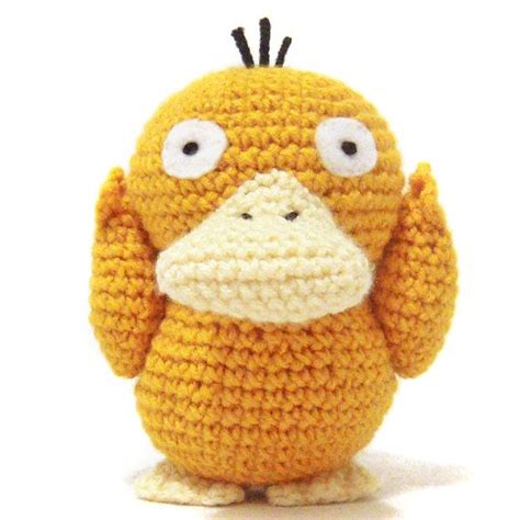 PATTERN Psyduck Amigurumi Crochet Plush PDF Etsy Singapore Crochet